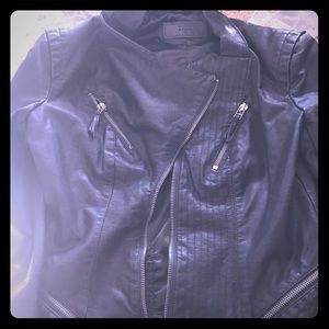 Soft Faux Leather Jacket Small